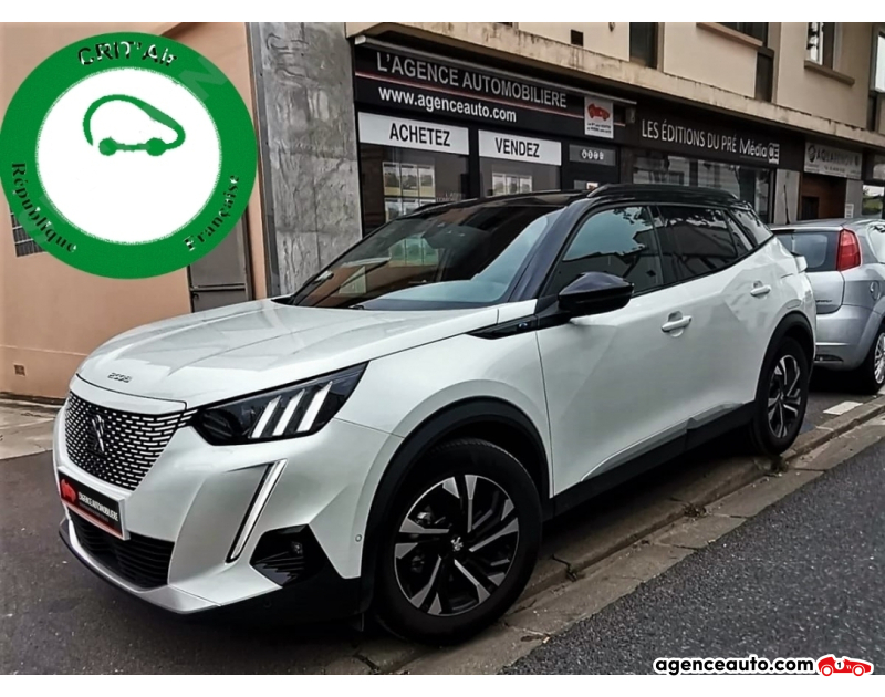 Gebrauchtwagenkauf, Günstige Gebrauchtwagen | Automobilienagentur Peugeot 2008 GENERATION-II ELECTRIC 135 GT PACK BVA GARANTIE CONSTRUCTEUR Blanc Jahr 2020 Automatique Électrique