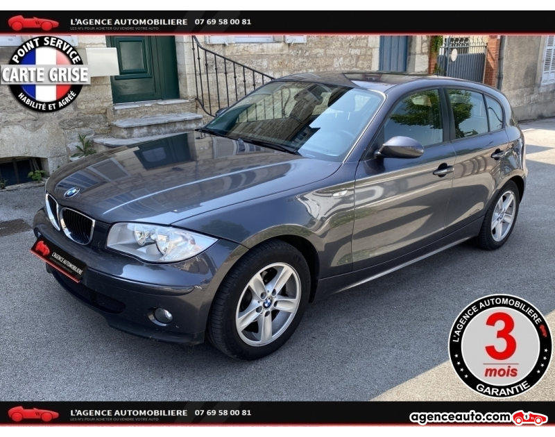 Achat voiture occasion, Auto occasion pas cher | Agence Auto Bmw Série 1 116i 1.6 i 16V 115 CV  CH *** GAR 3 MOIS*** Gris Année 2005 Manuelle Essence
