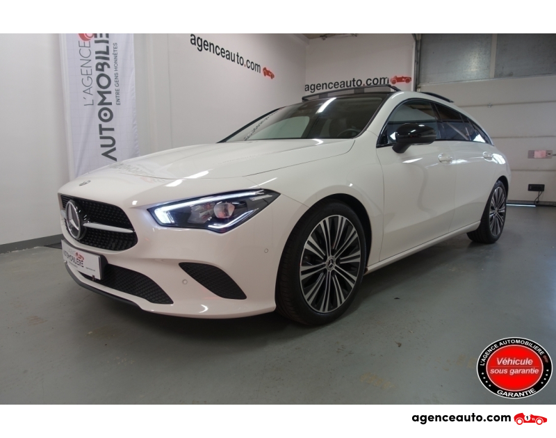 Gebrauchtwagenkauf, Günstige Gebrauchtwagen | Automobilienagentur Mercedes Classe CLA II 180 D 7G-DCT + TOIT OUVRANT Blanc Jahr 2020 Automatique Diesel