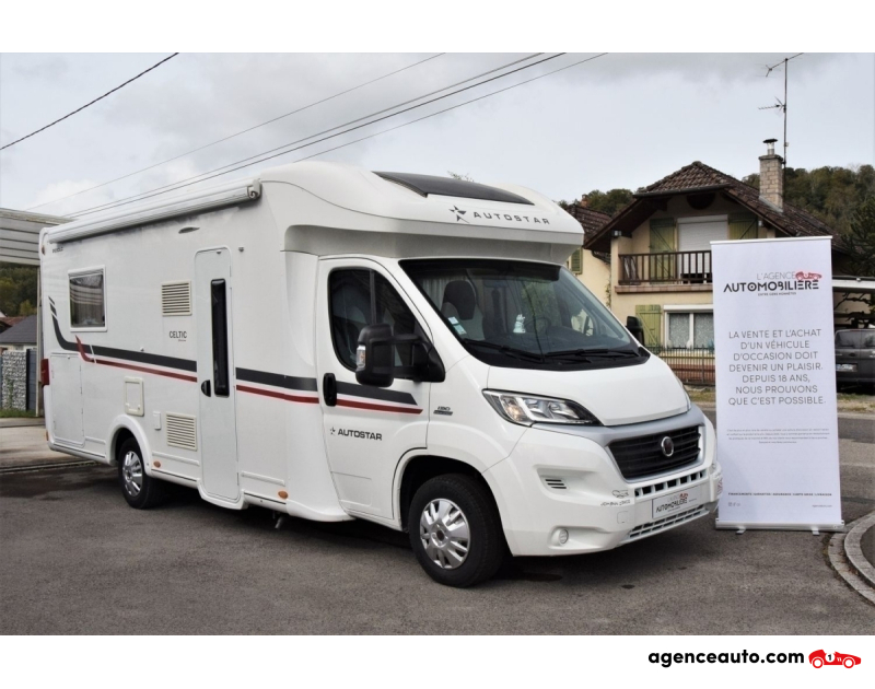 Achat voiture occasion, Auto occasion pas cher | Agence Auto Fiat Ducato Autostar Privilège Celtic Edition P690LC 2.3 JTD 130 ch Blanc Année 2015 Manuelle Diesel