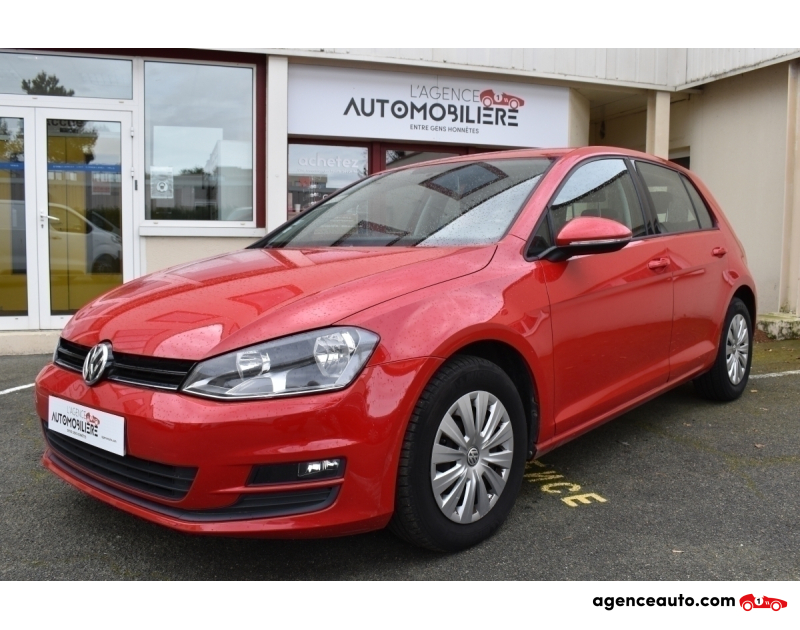 Achat voiture occasion, Auto occasion pas cher | Agence Auto Volkswagen Golf Golf 7 1.2 TSI 16V Blue Motion S&S 86 cv Rouge Année 2014 Manuelle Essence