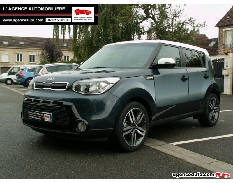 Achat voiture occasion, Auto occasion pas cher | Agence Auto Kia Soul 1.6 CRDI Spirit of Soul 128cv N°187 Gris Année 2015 Manuelle Diesel