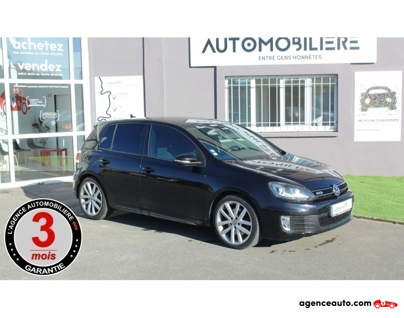 Achat voiture occasion, Auto occasion pas cher | Agence Auto Volkswagen Golf 6 VI • 2.0 GTD 170 • BVA • LIMITED Noir Année 2009 Automatique Diesel