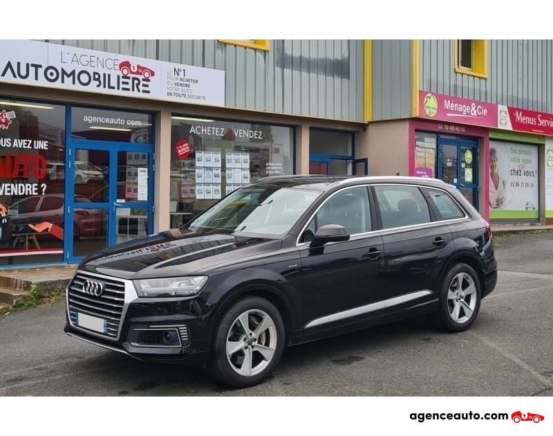 Achat voiture occasion, Auto occasion pas cher | Agence Auto Audi Q7 3.0 TDI e-tron 24V Quattro Tiptronic 258 cv Gris Année 2016 Automatique Hybride
