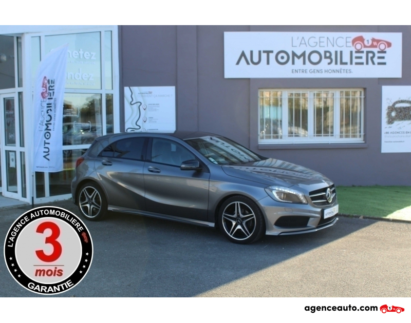 Achat voiture occasion, Auto occasion pas cher | Agence Auto Mercedes Classe A 180 • 1.6i  122cv PACK AMG Gris Année 2013 Manuelle Essence