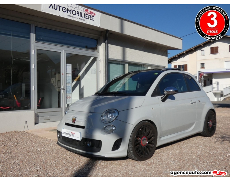 Achat voiture occasion, Auto occasion pas cher | Agence Auto Abarth 500 Fiat 500 Abarth 1.4 TB 135 ch Blanc Année 2011 Manuelle Essence