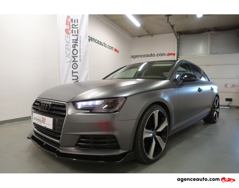 Achat voiture occasion, Auto occasion pas cher | Agence Auto Audi A4 V 2.0 TDI 150 + Virtual Cockpit Gris Année 2017 Manuelle Diesel