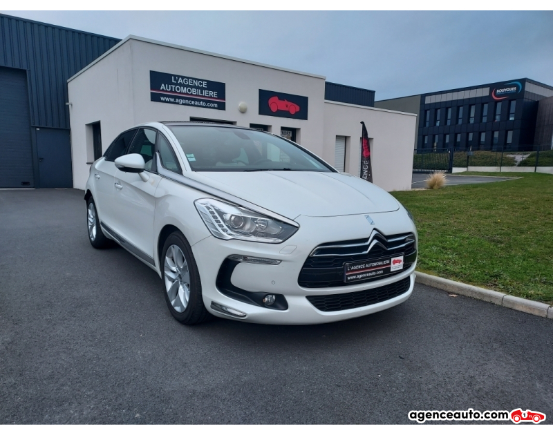 Achat voiture occasion, Auto occasion pas cher | Agence Auto DS DS 5 DS5 HDI 180 CH BVA SPORT CHIC Blanc Année 2014 Automatique Diesel