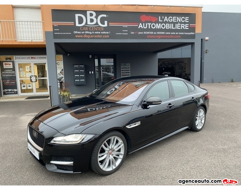 Achat voiture occasion, Auto occasion pas cher | Agence Auto Jaguar XF 2.0 D 180 R-Sport BVA Noir Année 2015 Automatique Diesel