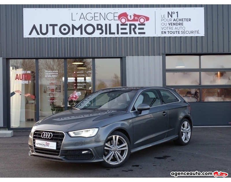 Achat voiture occasion, Auto occasion pas cher | Agence Auto Audi A3 A3 S LINE 2.0 TDI 184CH Gris Année 2014 Manuelle Diesel