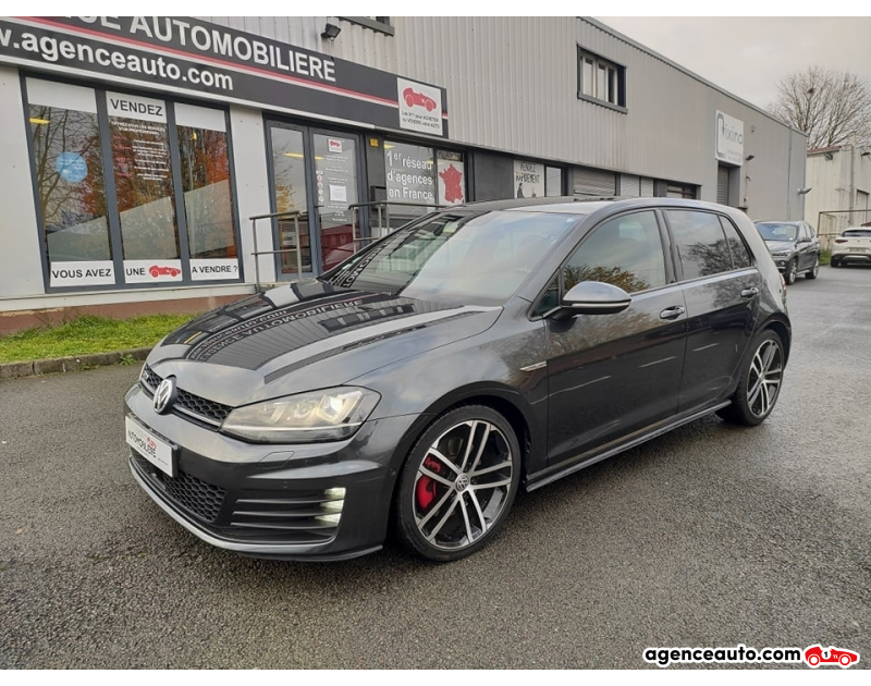 Achat voiture occasion, Auto occasion pas cher | Agence Auto Volkswagen Golf GTD 2.0 184CH SOUND AND SPORT DSG GARANTIE 1 AN Gris Année 2014 Automatique Diesel