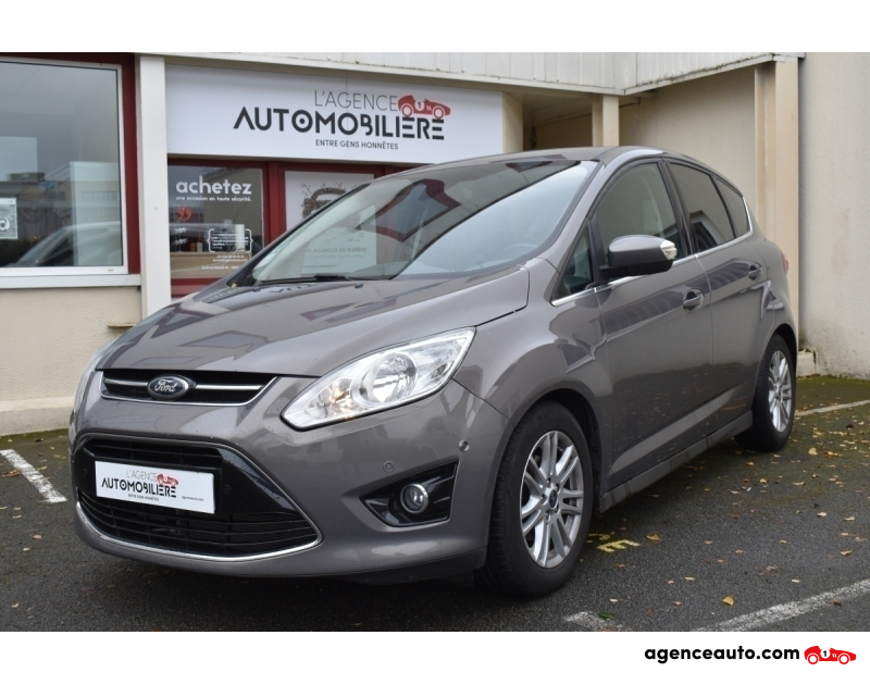 Achat voiture occasion, Auto occasion pas cher | Agence Auto Ford C-Max II (B7) Titanium 1.0i 16V EcoBoost 125 cv Gris Année 2014 Manuelle Essence