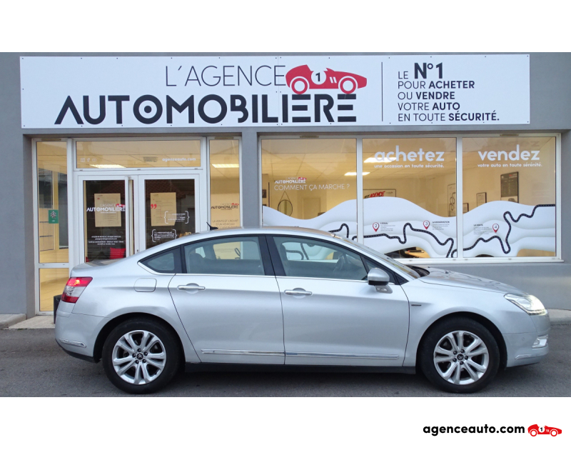 Achat voiture occasion, Auto occasion pas cher | Agence Auto Citroen C5 EXCLUSIVE  2.0 HDI 140 CV BVM6 Gris Année 2014 Manuelle Diesel