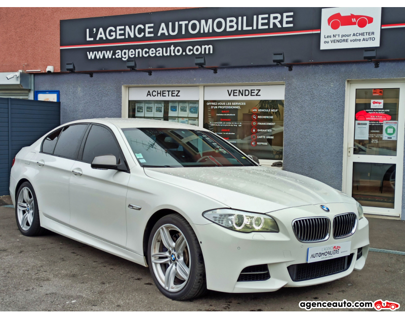 Compra de Coches Usados, Coches Usados Baratos %'|'% Agence Auto Bmw Série 5 (F10) M 550 DA XDRIVE 381 Blanc Año 2012 Automatique Diesel
