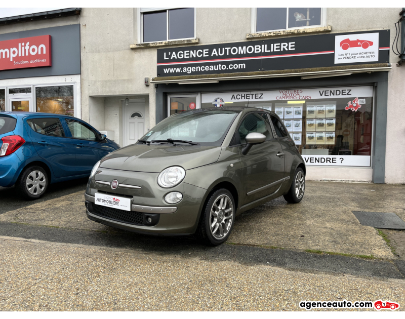 Achat voiture occasion, Auto occasion pas cher | Agence Auto Fiat 500 1.2 i 69 CH SERIE SPECIALE BY "DIESEL" Gris Année 2010 Manuelle Essence