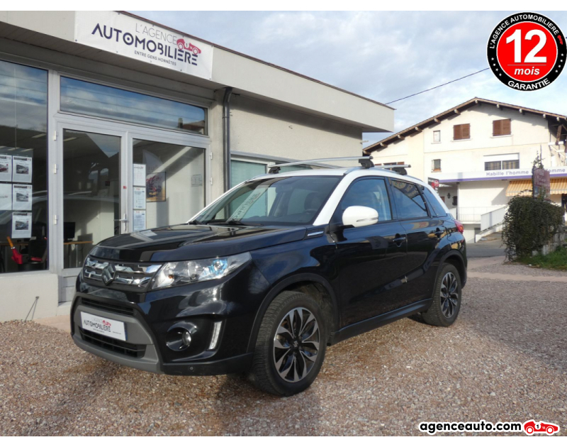 Achat voiture occasion, Auto occasion pas cher | Agence Auto Suzuki Vitara 1.6 VVT 120 PACK ALLGRIP 4WD BVA Noir Année 2016 Automatique Essence