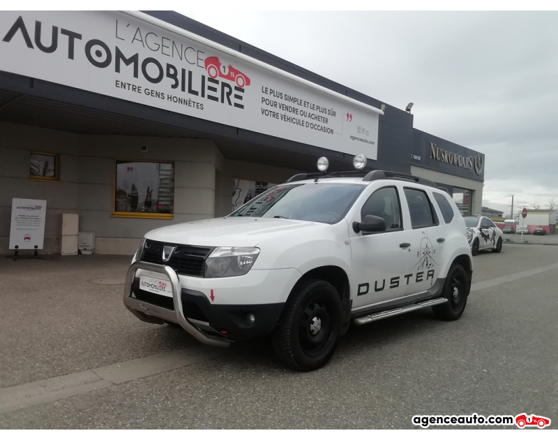 Achat voiture occasion, Auto occasion pas cher | Agence Auto Dacia Duster ADVENTURE 4x2 1.5 DCI 110CV Blanc Année 2013 Manuelle Diesel