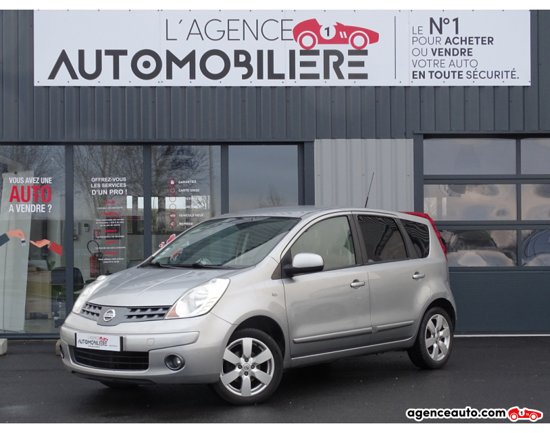 Achat voiture occasion, Auto occasion pas cher | Agence Auto Nissan Note DCI 90 CV TECHNA Argent Année 2009 Manuelle Diesel