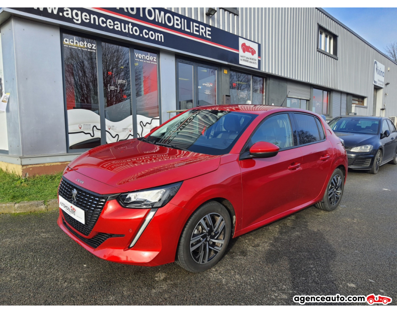 Achat voiture occasion, Auto occasion pas cher | Agence Auto Peugeot 208 1.2 PURETECH 100 CH ALLURE EAT 8 Rouge Année 2020 Automatique Essence