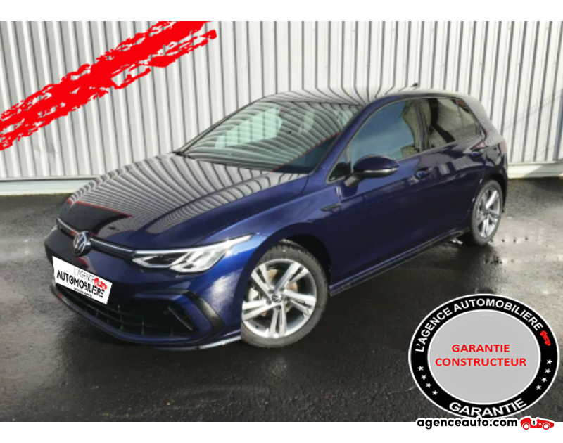 Compra de Coches Usados, Coches Usados Baratos %'|'% Agence Auto Volkswagen Golf 2.0 TDI SCR 150 R-LINE DSG7 (Aide à la conduit, Keyless GO...) Bleu Año 2022 Automatique Diesel