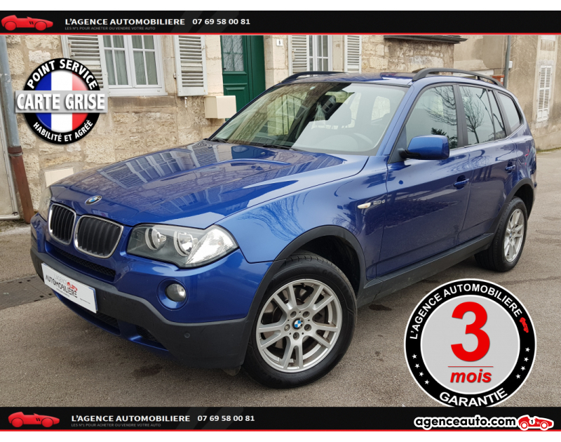 Achat voiture occasion, Auto occasion pas cher | Agence Auto Bmw X3 (E83)2.0 d 16V 177 cv Bleu Année 2007 Manuelle Diesel