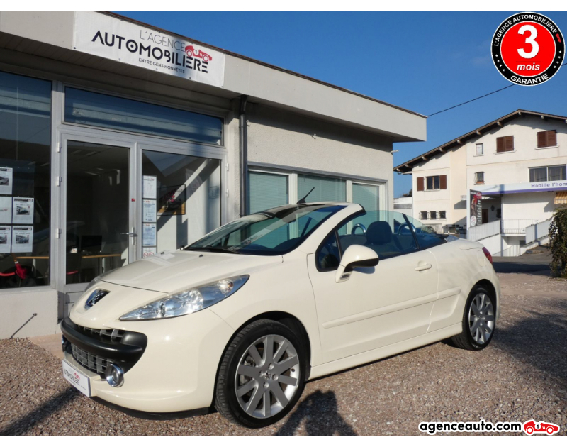 Achat voiture occasion, Auto occasion pas cher | Agence Auto Peugeot 207 CC 1.6 VTI 120 SPORT PACK Beige Année 2008 Manuelle Essence