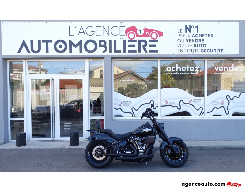 Achat voiture occasion, Auto occasion pas cher | Agence Auto Harley Davidson Fat Boy FAT BOY 114 STAGE 1 Full Options Noir Année 2021 Manuelle Essence