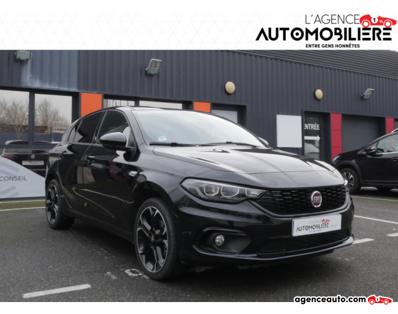 Achat voiture occasion, Auto occasion pas cher | Agence Auto Fiat Tipo 1.4 T-JET 120 BALLON D'OR Noir Année 2019 Manuelle Essence