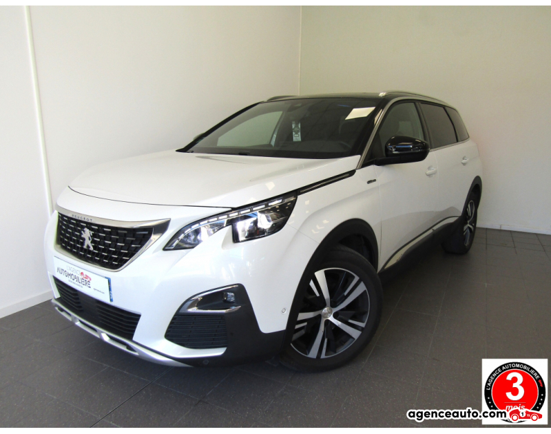 Achat voiture occasion, Auto occasion pas cher | Agence Auto Peugeot 5008 1.6 BlueHDi 120ch GT Line S&S EAT6 Blanc Année 2017 Automatique Diesel