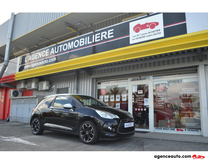Achat voiture occasion, Auto occasion pas cher | Agence Auto Citroen DS3 1.2 VTI 82 PURETECH SO CHIC Noir Année 2014 Manuelle Essence