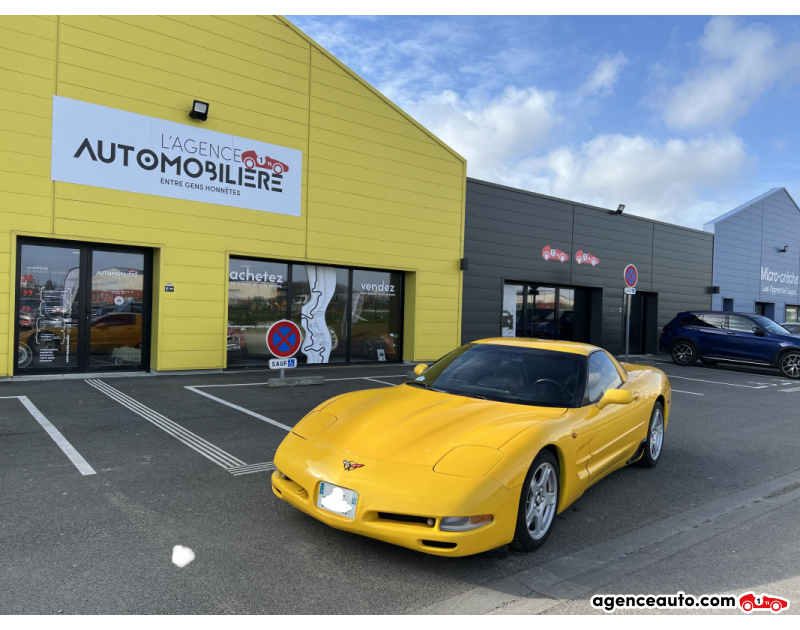 Achat voiture occasion, Auto occasion pas cher | Agence Auto Chevrolet Corvette C5 V8 5.7L 350cv Jaune Année 1999 Manuelle Essence