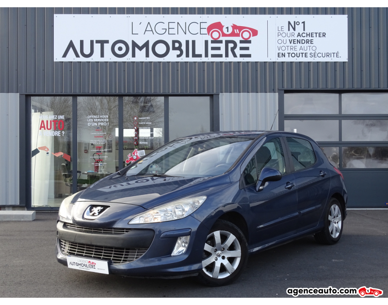 Achat voiture occasion, Auto occasion pas cher | Agence Auto Peugeot 308 1.6 HDI 90 CV PREMIUM 5P Bleu Année 2008 Manuelle Diesel