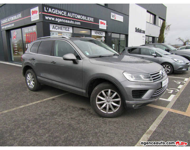 Achat voiture occasion, Auto occasion pas cher | Agence Auto Volkswagen Touareg 3.0 v6 tdi 262 fap carat exclusive tiptro Gris Année 2016 Automatique Diesel