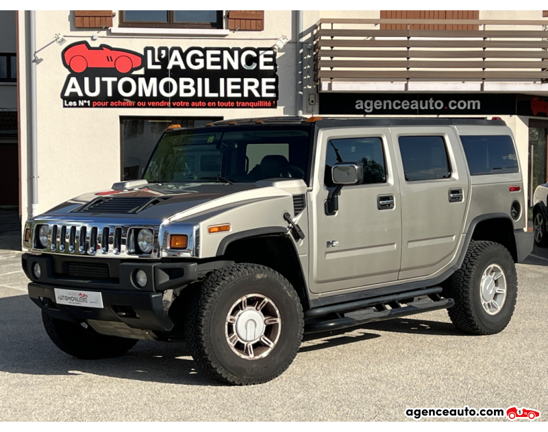 Achat voiture occasion, Auto occasion pas cher | Agence Auto Hummer H2 6.0 V8 325 ch Gris Année 2003 Automatique Essence