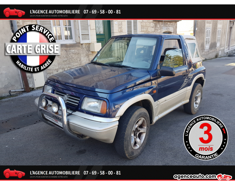 Compra de Coches Usados, Coches Usados Baratos %'|'% Agence Auto Suzuki Vitara (ET/TA) 2.0 Hdi Break 87 CV CH ***GAR 3 MOIS *** Bleu Año 2002 Manuelle Diesel