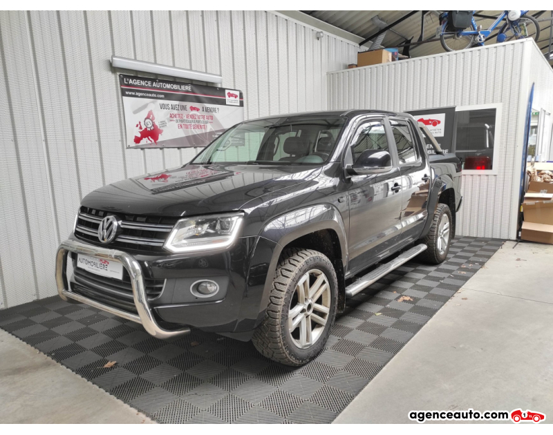 Aankoop Gebruikte Auto, Goedkope Gebruikte Auto | Agence Auto Volkswagen Amarok 2.0 BITDI 180 HIGH LINE 4MOTION BVA Noir Jaar 2016 Automatique Diesel