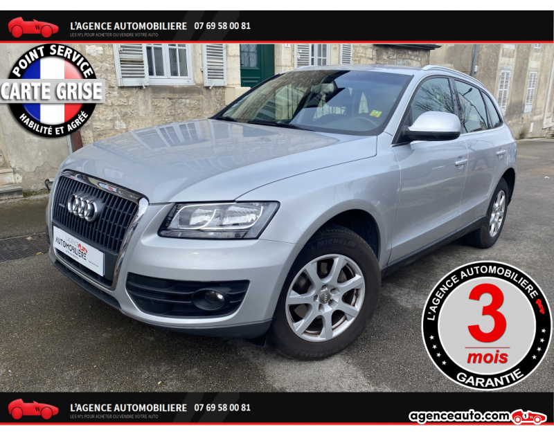 Achat voiture occasion, Auto occasion pas cher | Agence Auto Audi Q5 2.0 TDI 16V DPF Quattro 170 CV CH ***GAR 3 MOIS*** Gris Année 2009 Manuelle Diesel