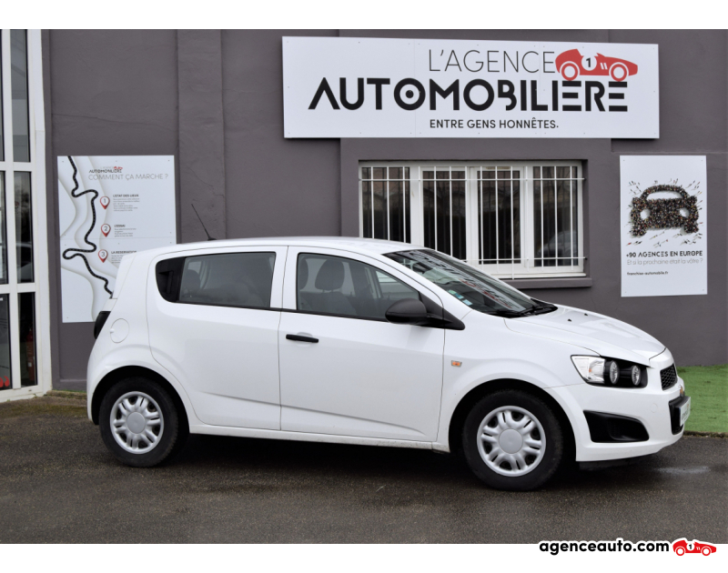 Compra de Carros Usados, Carros Usados Baratos | Auto Immo Chevrolet Aveo 1.3L -75 CV - Finition LS+ CHAINE Blanc Ano 2012 Manuelle Diesel