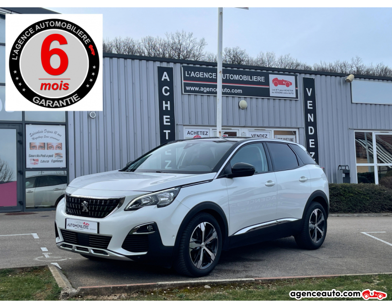 Compra de Coches Usados, Coches Usados Baratos %'|'% Agence Auto Peugeot 3008 1.6 THP 165 Allure S&S EAT6 Blanc Año 2017 Automatique Essence
