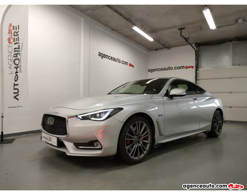 Achat voiture occasion, Auto occasion pas cher | Agence Auto Infiniti Q60 II 3.0T 405 CH AWD SPORT TECH BVA Gris Année 2017 Automatique Essence