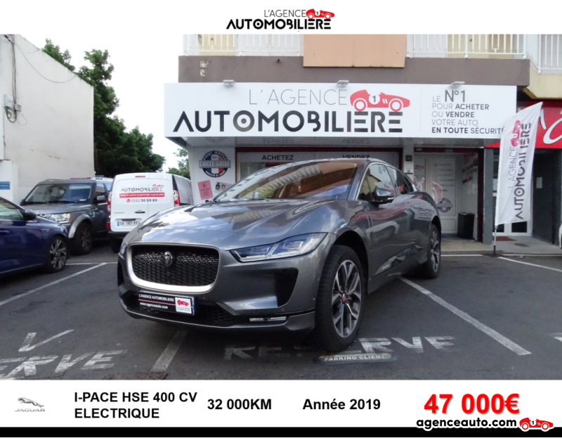 Achat voiture occasion, Auto occasion pas cher | Agence Auto Jaguar I-Pace HSE 400 cv Boîte auto Gris Année 2019 Automatique Électrique