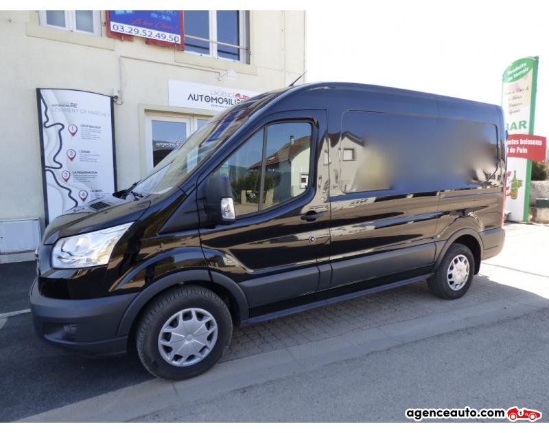 Achat voiture occasion, Auto occasion pas cher | Agence Auto Ford Transit Custom 2,0 TDCi 170 L2H2 Trend Business BVM6 TVA récupérable Noir Année 2019 Manuelle Diesel
