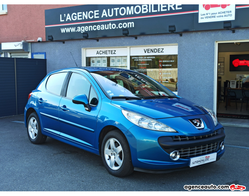 Acquisto Auto Usate, Auto Usate Economiche | Agenzia Automobiliare Peugeot 207 1.4 VTI 95 PREMIUM PACK Bleu Anno 2007 Manuelle Essence