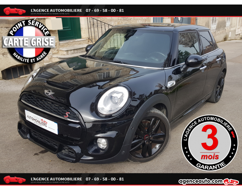 Acquisto Auto Usate, Auto Usate Economiche | Agenzia Automobiliare Mini Mini Portes Cooper S 2.0 192 ch John Cooper Works BVA Noir Anno 2016 Automatique Essence