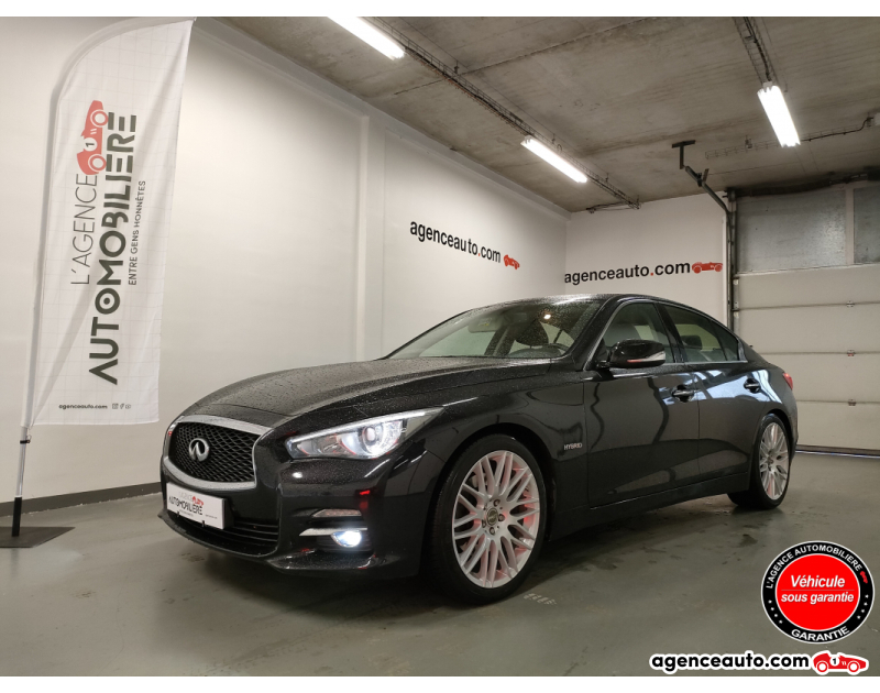 Compra de Coches Usados, Coches Usados Baratos %'|'% Agence Auto Infiniti Q50 3.5 V6 HYBRID BVA - ENTRETIEN COMPLET Noir Año 2014 Automatique Hybride