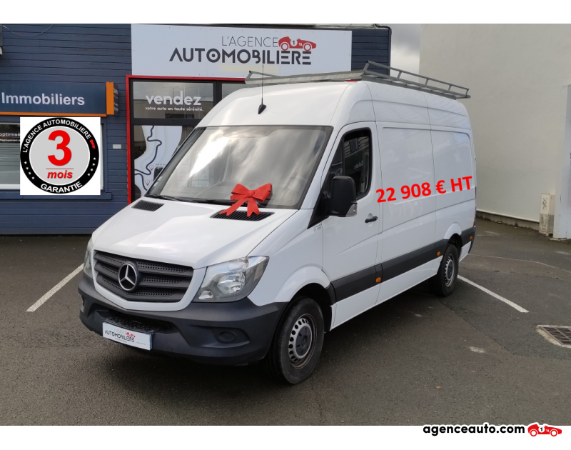 Achat voiture occasion, Auto occasion pas cher | Agence Auto Mercedes Sprinter 214CDI37 2.2D 143cv Standard Surélevé TVA Récup Blanc Année 2016 Manuelle Diesel