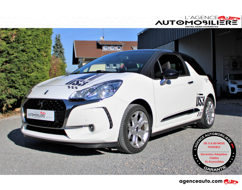 Achat voiture occasion, Auto occasion pas cher | Agence Auto Citroen DS3 1,6 l HDI 100 cv SO CHIC Blanc Année 2016 Manuelle Diesel