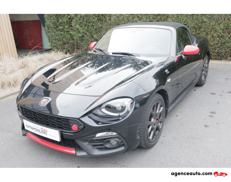 Achat voiture occasion, Auto occasion pas cher | Agence Auto Abarth 124 Spider 1.4l 170cv boite auto Noir Année 2017 Automatique Essence