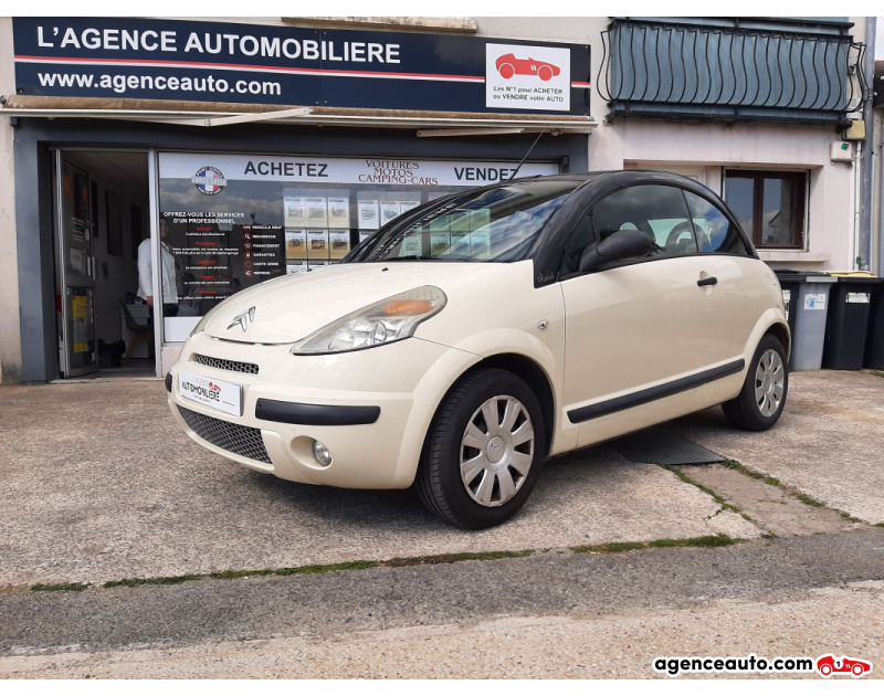 Aankoop Gebruikte Auto, Goedkope Gebruikte Auto | Agence Auto Citroen C3 Pluriel 1.4 75 Ch So chic Beige Jaar 2009 Manuelle Essence
