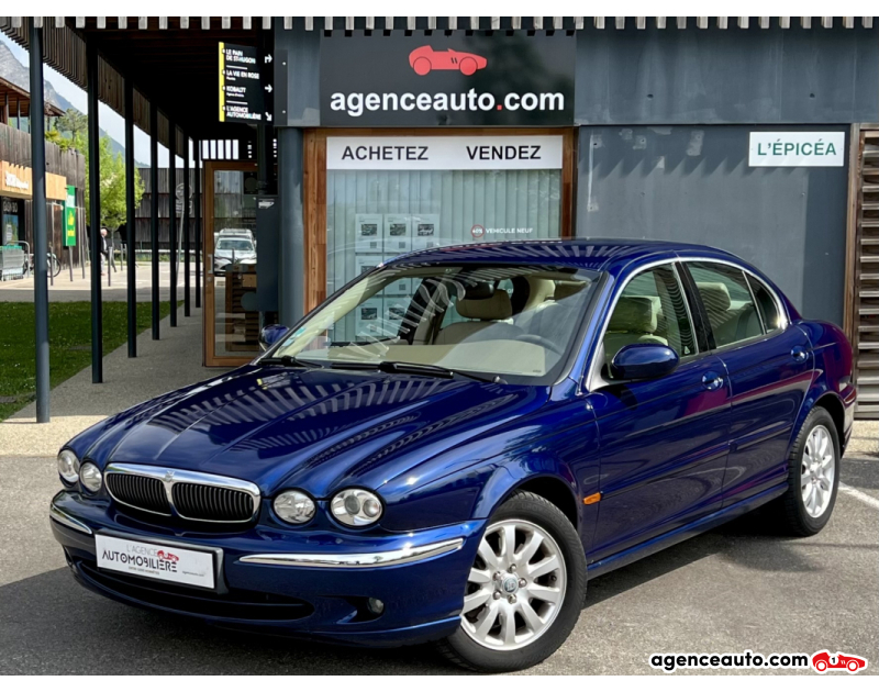 Achat voiture occasion, Auto occasion pas cher | Agence Auto Jaguar X-Type 2.5 v6 197ch 4x4 Classic BVM Bleu Année 2003 Manuelle Essence